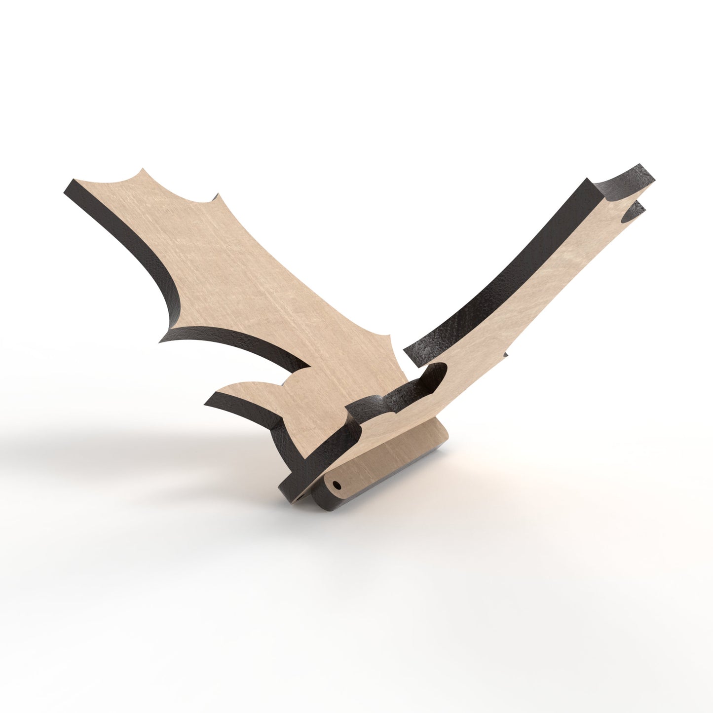 A slot together 3D Halloween bat made from our laser cutting files and available for digital download.
