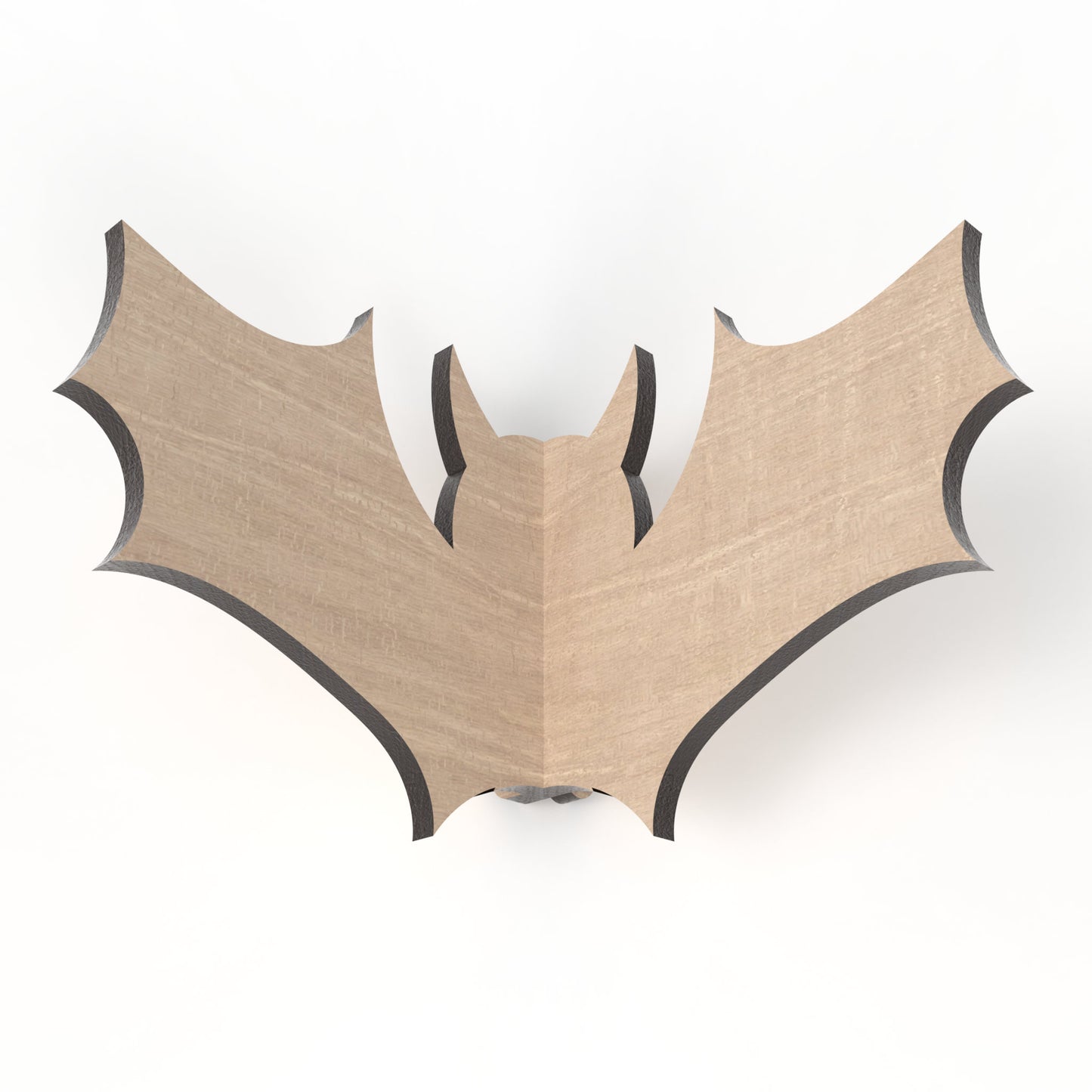 A slot together 3D Halloween bat made from our laser cutting files and available for digital download.