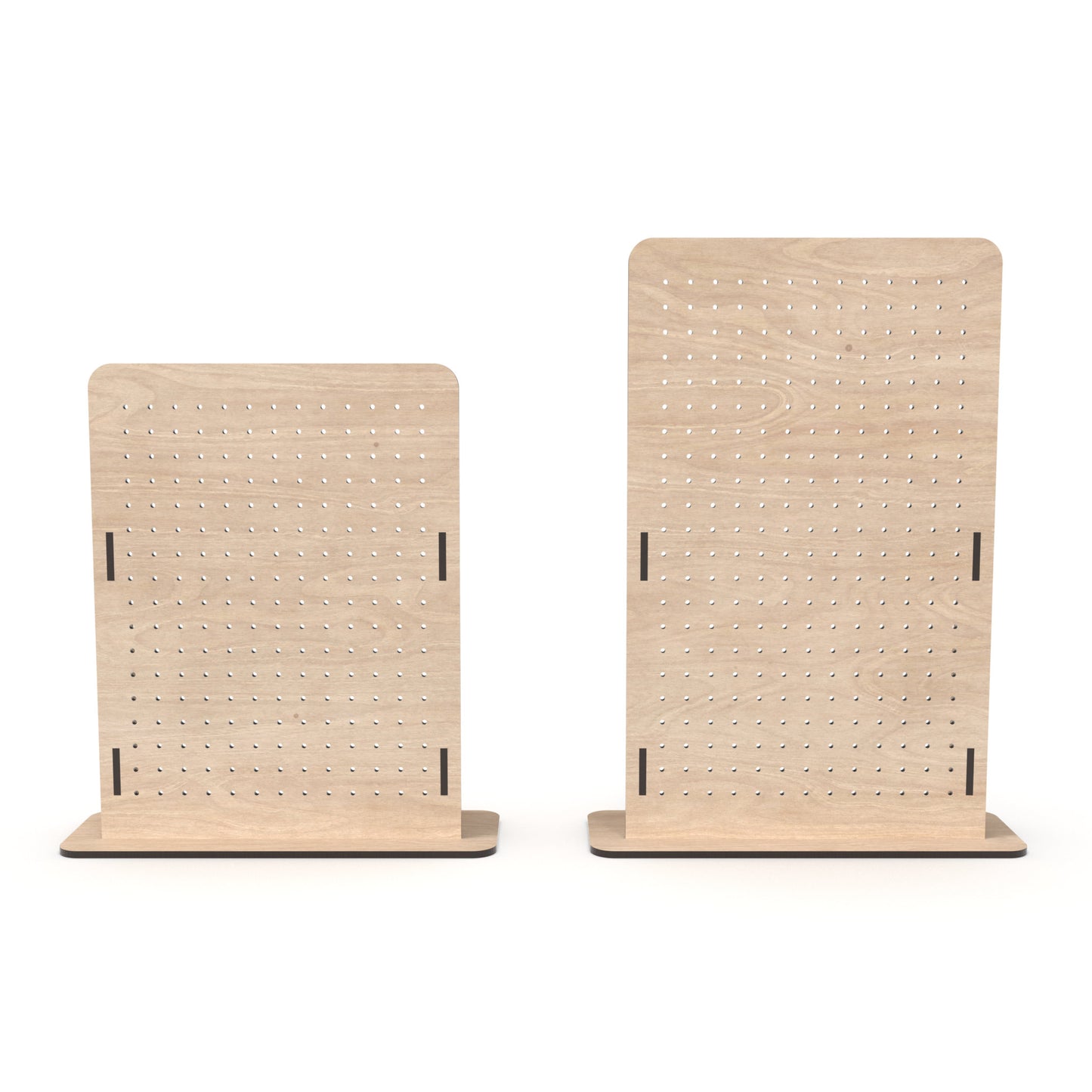 Set of 2 earring stands made from our laser cutting files and available for digital download. Ideal for organizing and beautifully showcasing your earrings.