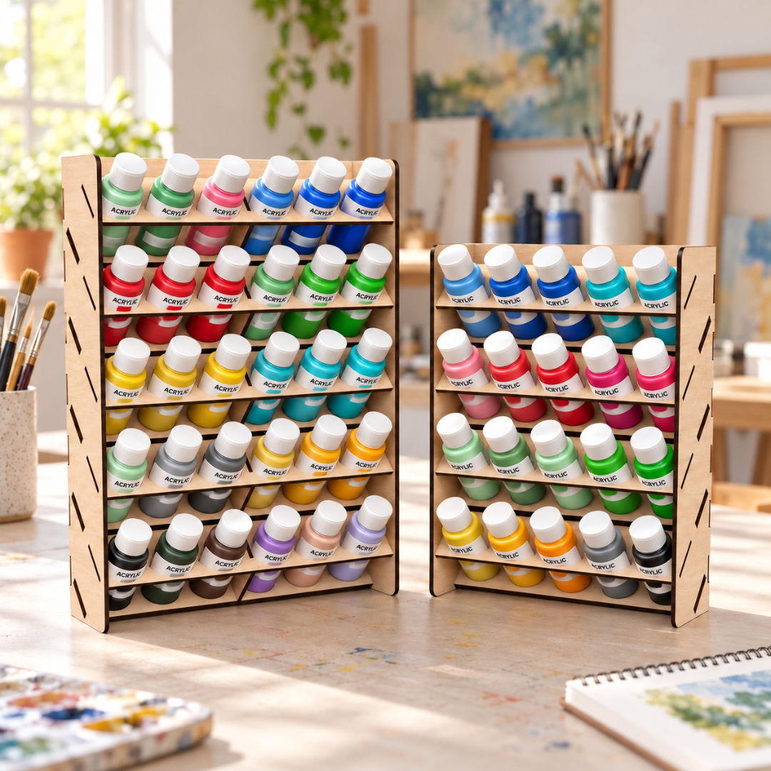 Acrylic Paint Bottle Stands