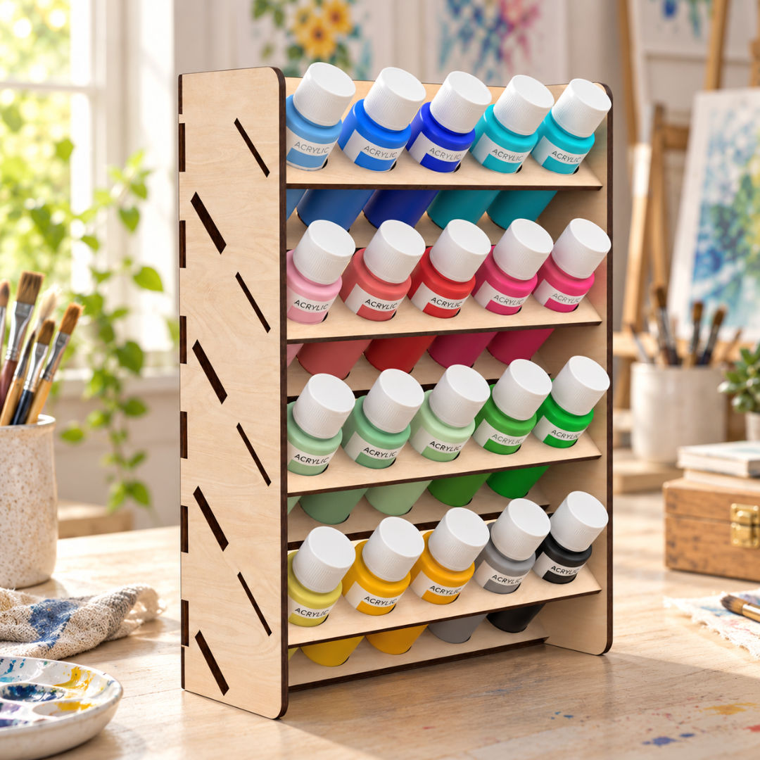 Acrylic Paint Bottle Stands