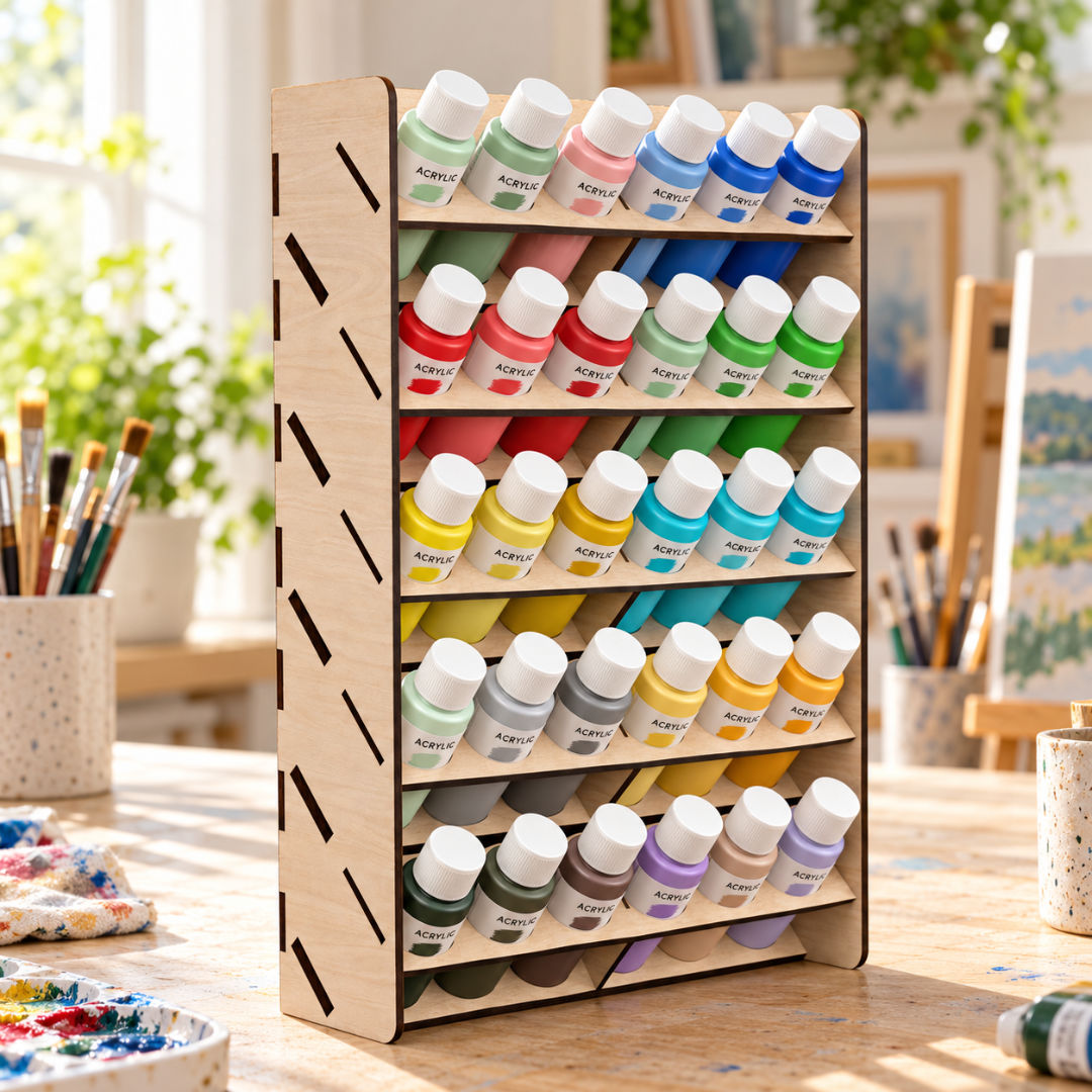 Acrylic Paint Bottle Stands