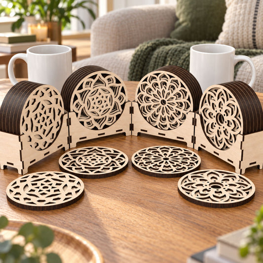 Mandala Coasters