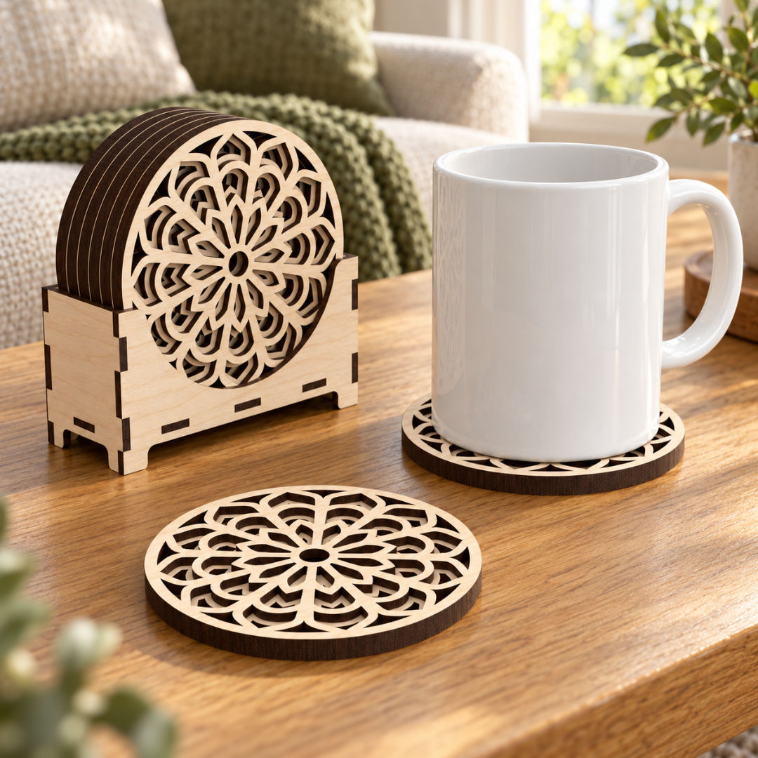 Mandala Coasters