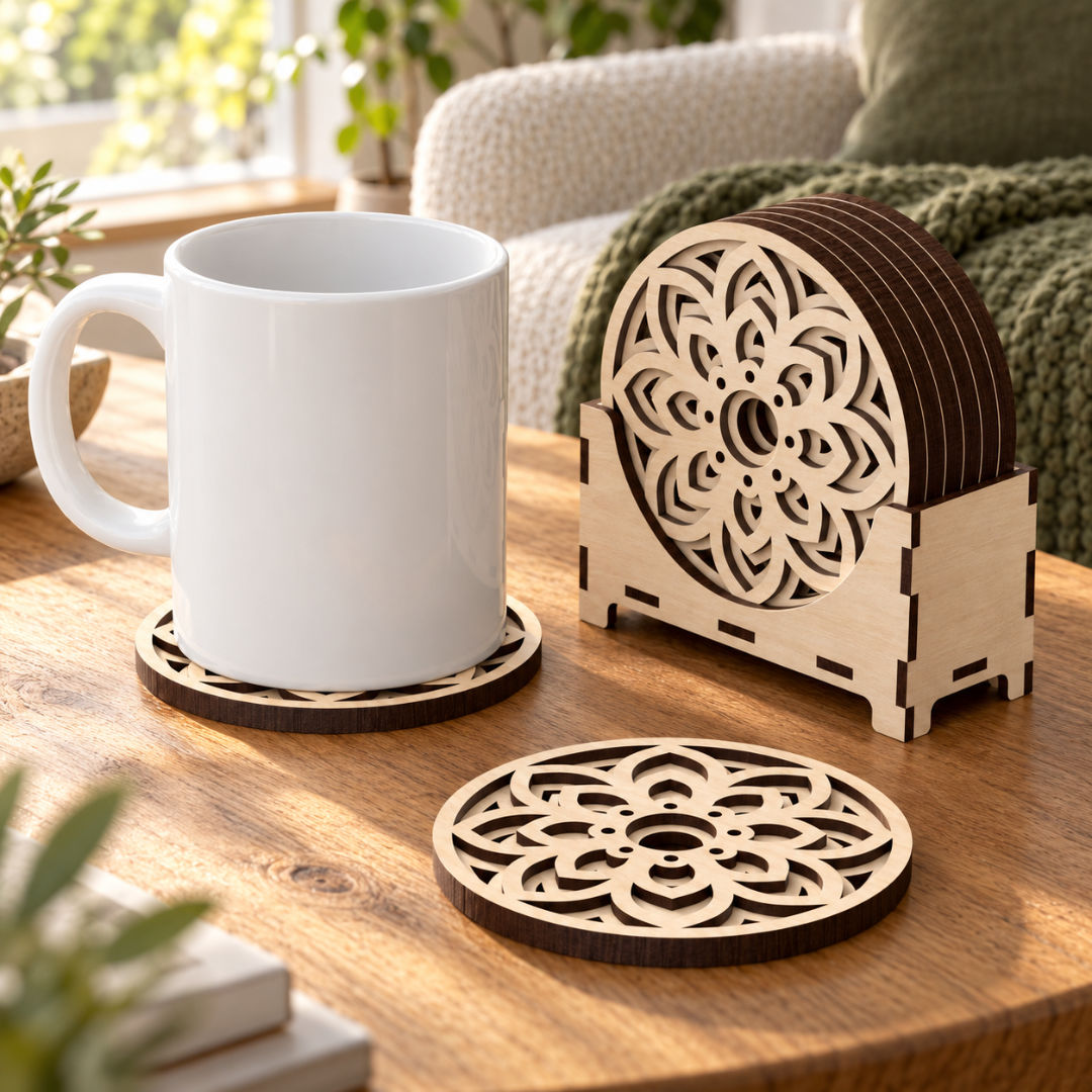 Mandala Coasters