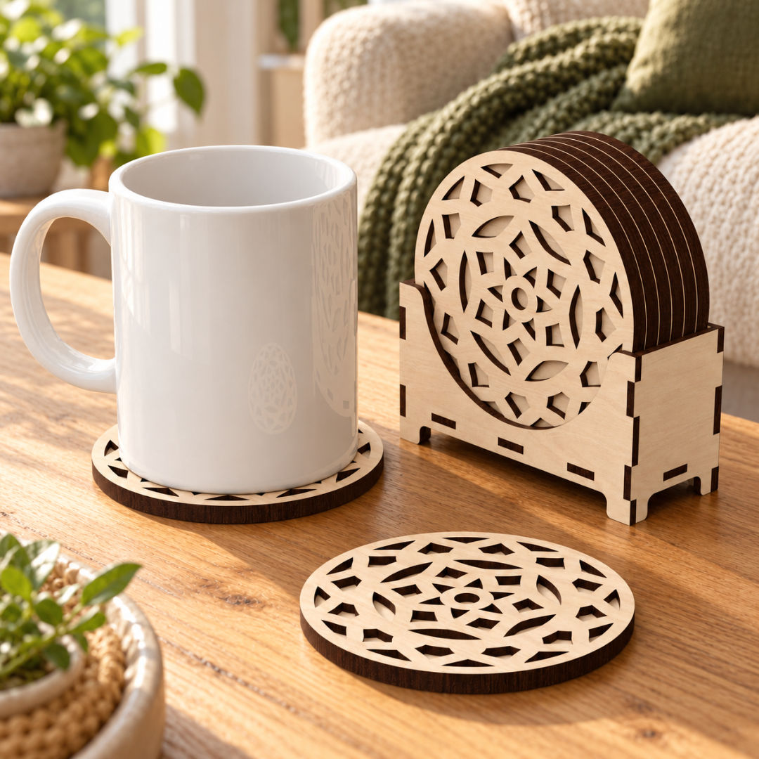 Mandala Coasters