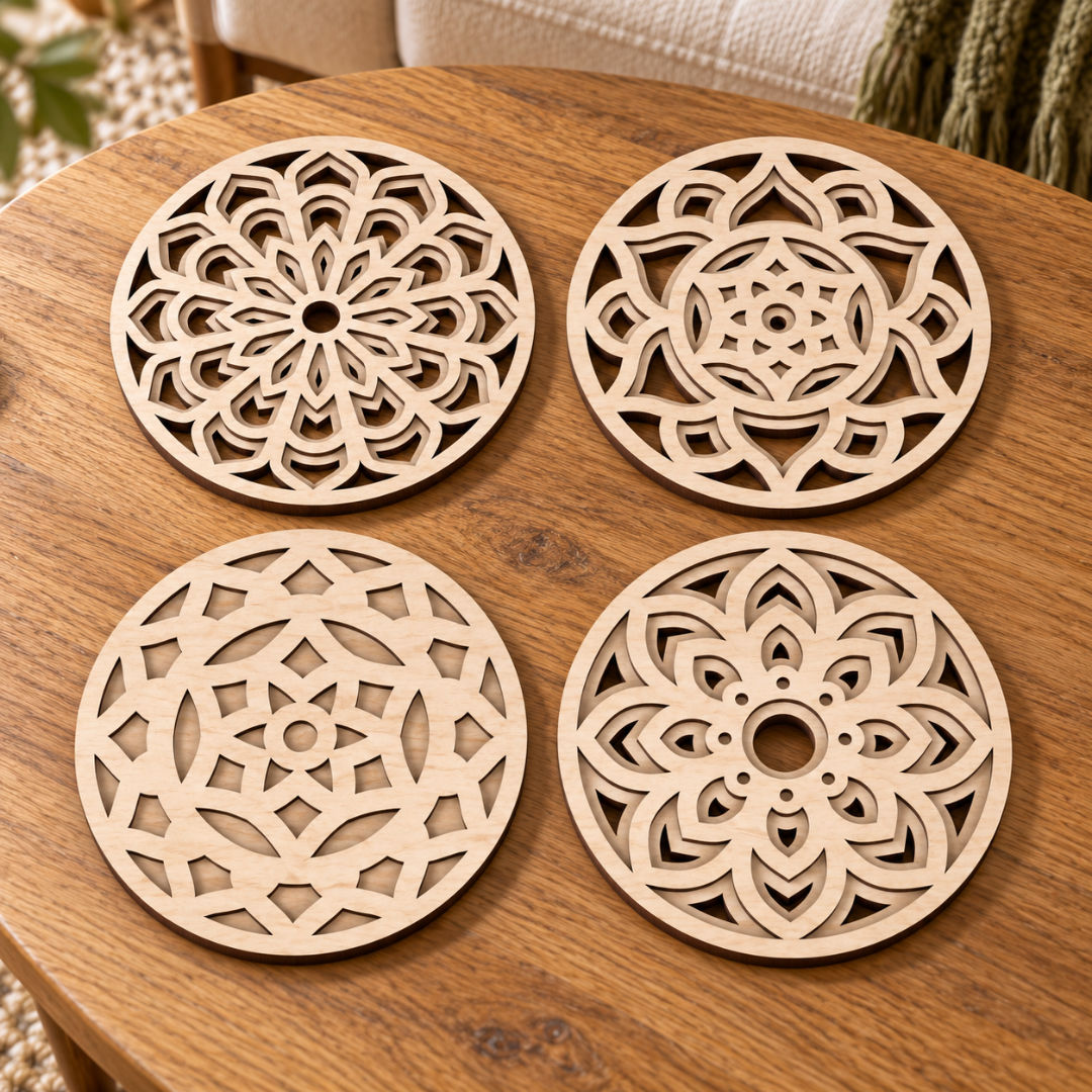 Mandala Coasters